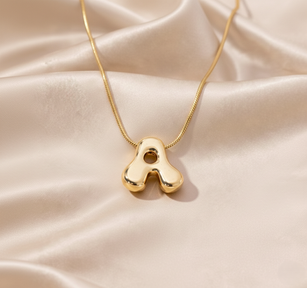 Balloon Letter Necklace