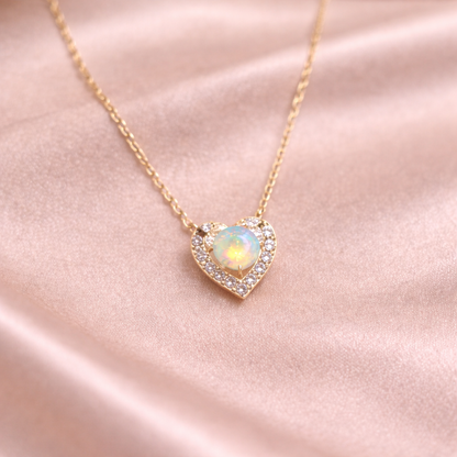 Moon Star Heart Necklace