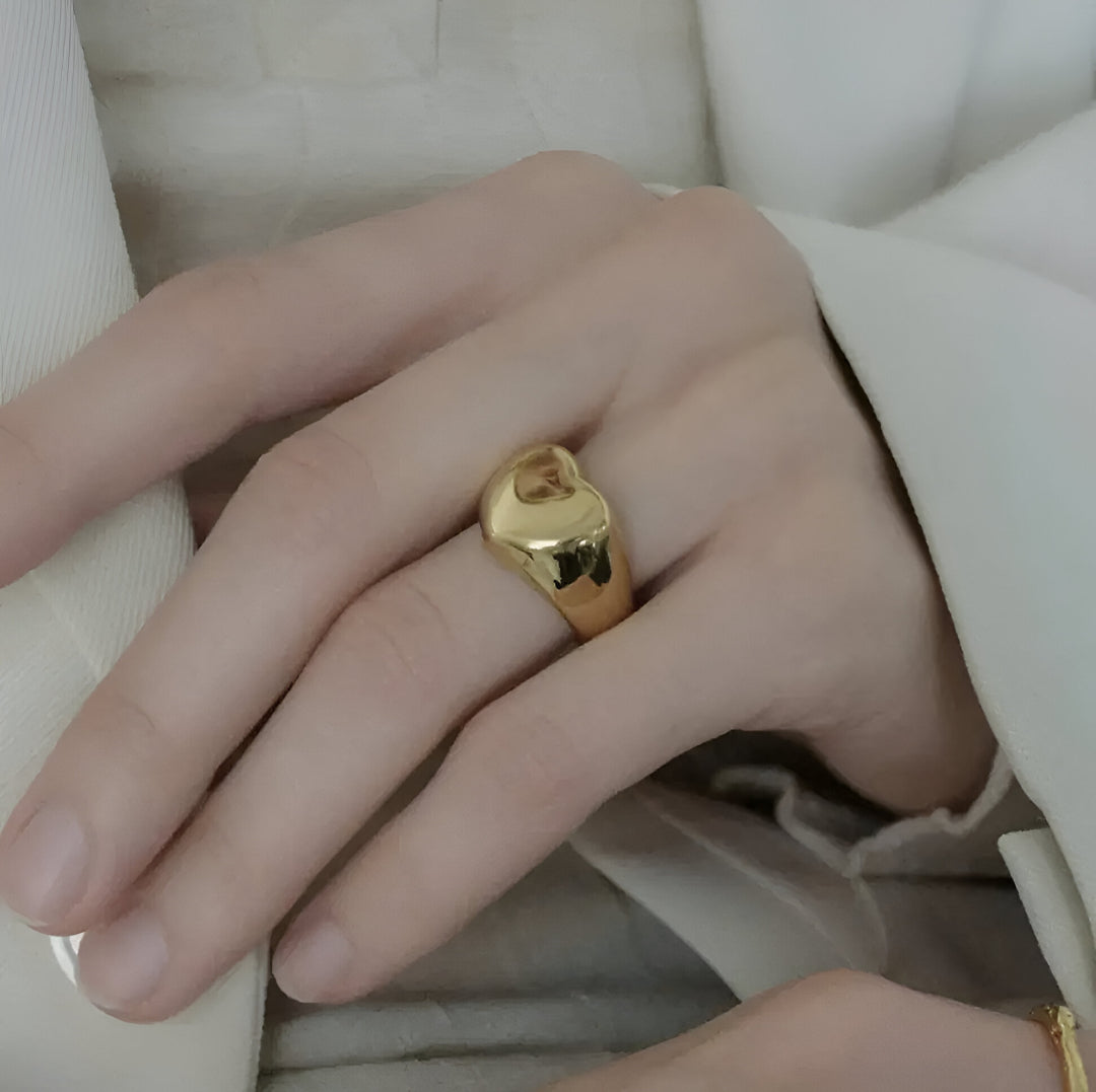 Gold Love Ring