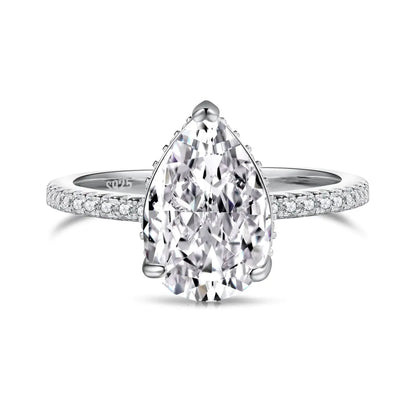 Pear Diamond Ring