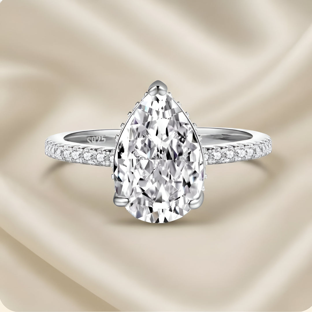 Pear Diamond Ring