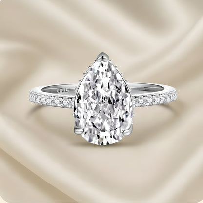 Pear Diamond Ring