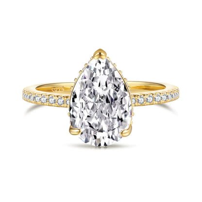 Pear Diamond Ring