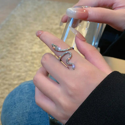Snake Crystal Ring