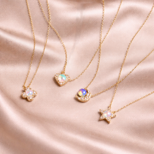 Moon Star Heart Necklace