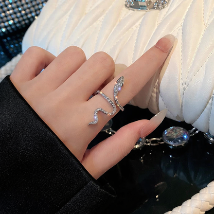 Snake Crystal Ring